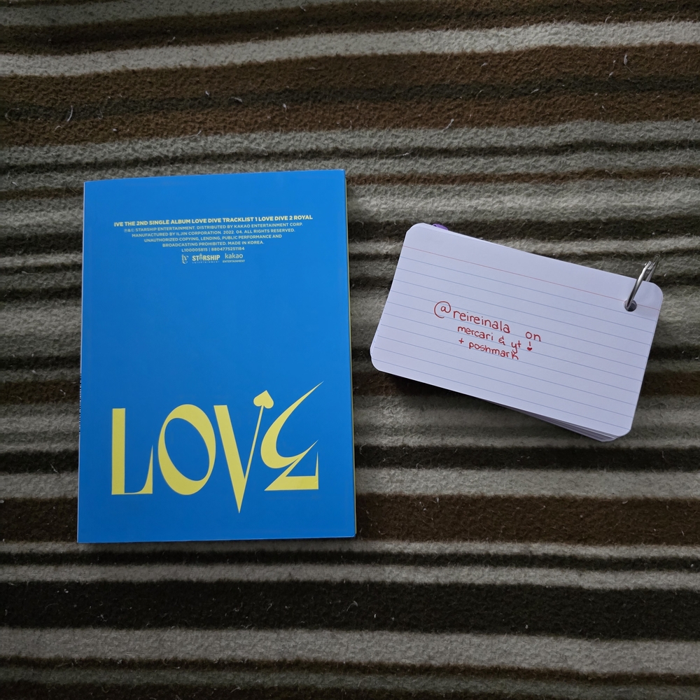 K-POP ALBUM IVE LOVE DIVE